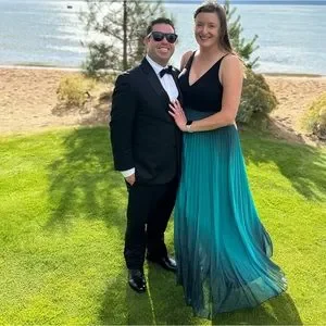 Betsy Adam Dresses Betsy Adam Pleated Glitterskirt Gown Poshmark